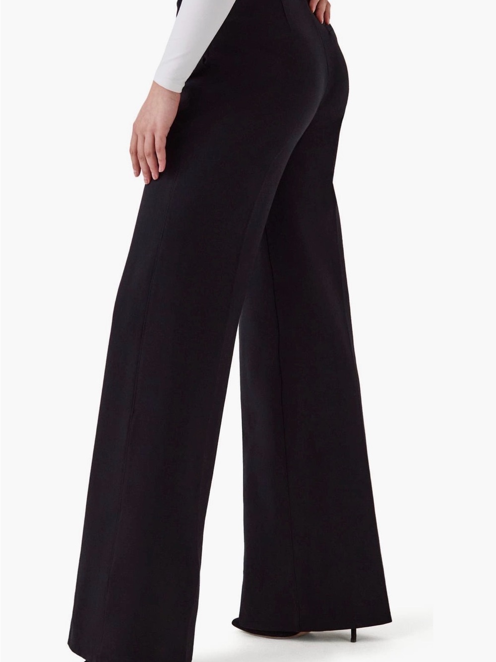 Spanx SPANXsupersmooth PerfectFit Ponte Wide Leg Pants - Picture 3 of 3